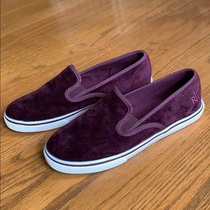 Ralph Lauren Velvet Slip on Sneaker